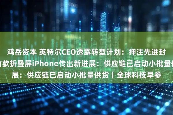 鸿岳资本 英特尔CEO透露转型计划：押注先进封装与新材料；苹果首款折叠屏iPhone传出新进展：供应链已启动小批量供货丨全球科技早参